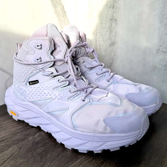 Hoka Lilac Purple Anacapa Breeze Mid GTX Sneaker - Picture 1 of 8